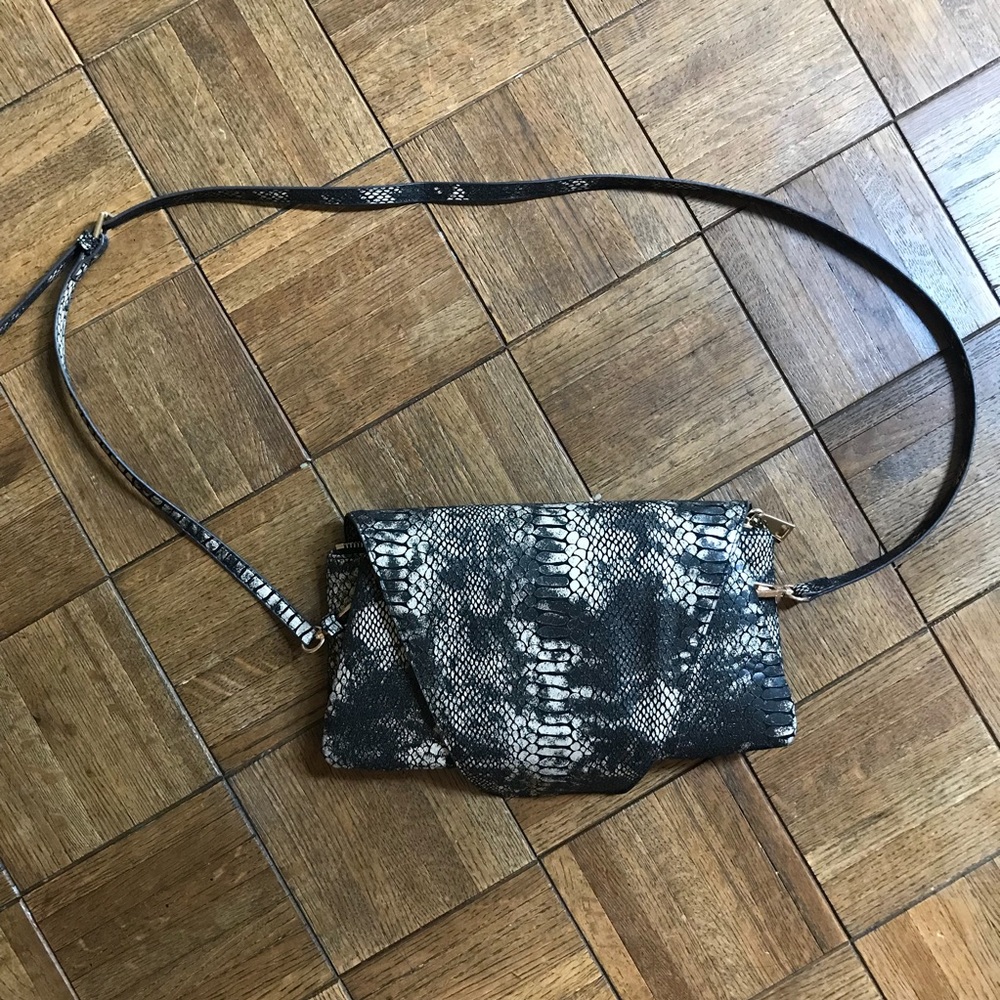 Urban Expressions Python Metallic Shoulder Bag - image 1